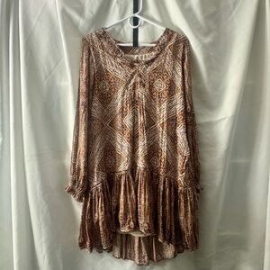 Anthropologie Sabia Flounced Tunic Dress
